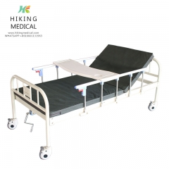 one crank Function Medical Manual Bed For Hospital