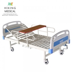 one crank Function Medical Manual Bed For Hospital