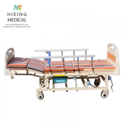 Full Size Cheap Commode Metal Frame Home Care Bed For Patient