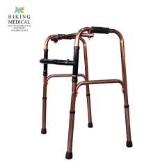 Lightweight Aluminum Folding Adjustable Disabled Old People Standing Frame Walker Aid Elderly Walker
