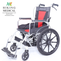 医院残疾人多功能手动折叠轮椅