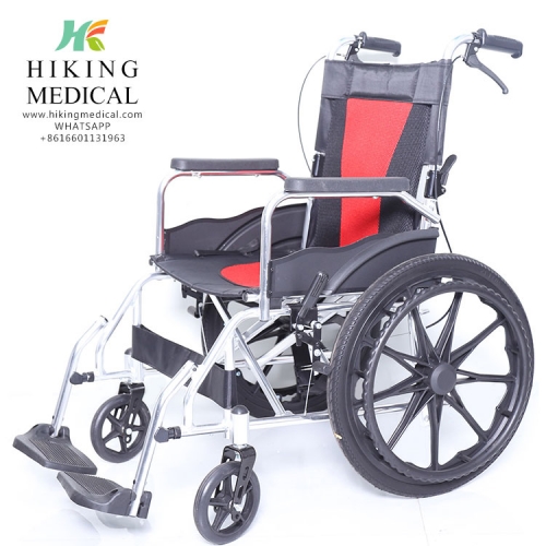 Multi-function manual Foldable wheelchair for hospital disabled