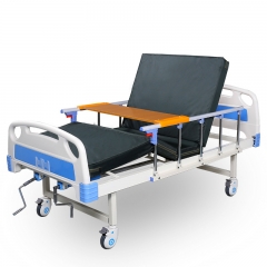 Best selling cheapest manual two functions hospital bed with CE