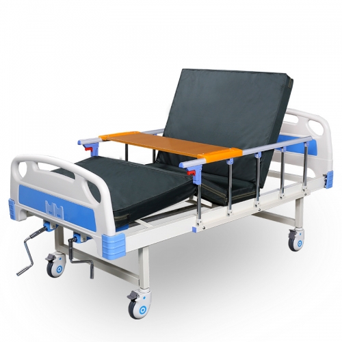 Best selling cheapest manual two functions hospital bed with CE