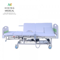 Handicap Automatic Electric Nursing Home Care Bed With Commode