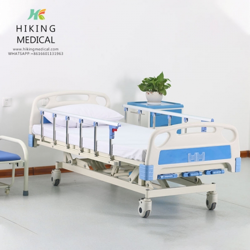 Factory 3 Functional Hospital Nursing Home Medical Three Crank Manual Hospital Beds