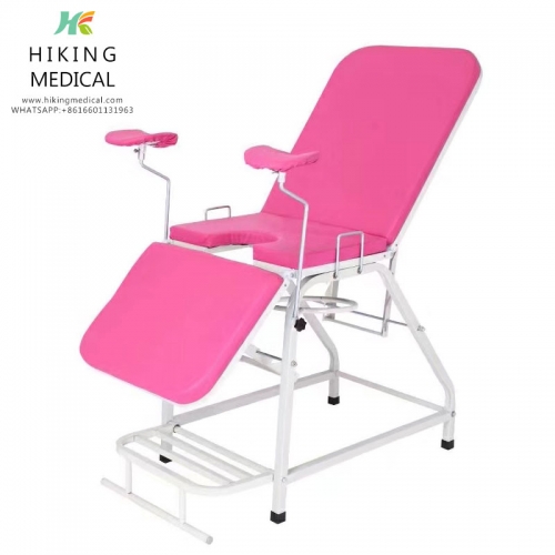 Good quality medical gynecological examination bed thickening square tube obstetrics and washing bed hospital deliver chair