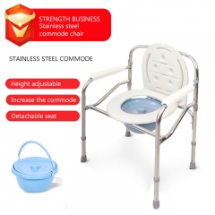 Wholesales Portable Commode Toilet Wheel Chair for Hospital