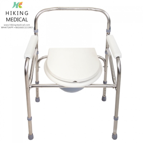 Wholesales Portable Commode Toilet Wheel Chair for Hospital