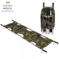 Hot Selling Patient Transport Four-fold Folded Stretcher