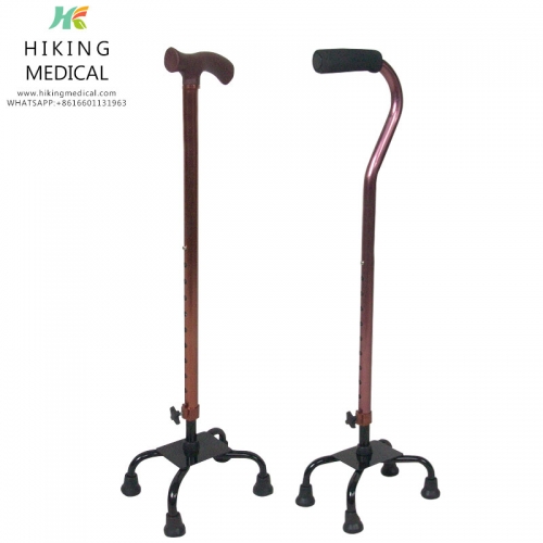New products handicapped walking cane with 4 legged walker stick