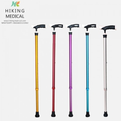 High quality Foldable aluminium alloy crutches portable crutches for the elderly disabled anti-skid outdoor walking sticks