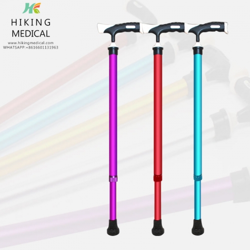 Old people's crutches Old people's crutches Lightweight crutches Four-legged multi-functional crutches Anti-skid crutches Telescopic four-corner crutches