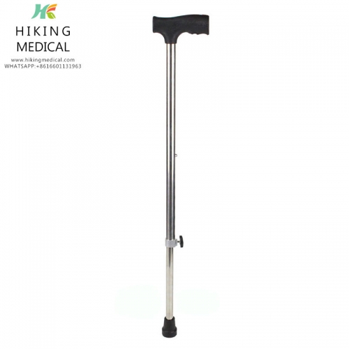 Medical crutches Stainless steel old man one-legged knee crutch and walking cane for elderly