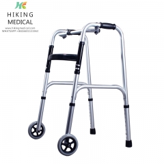 New Design MY-R185A aluminum one button floding walker Walking Aid with 5