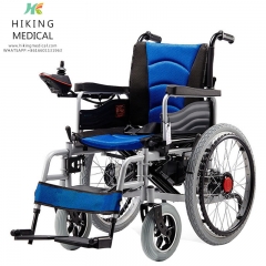 Cheap lightweight folding portable aluminum electric wheelchair