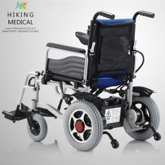remote Steel Folding Detachable footrest power electric wheelchair
