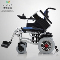 remote Steel Folding Detachable footrest power electric wheelchair