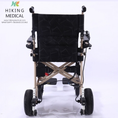 Lightweight Electric Powder Folding Aluminum wheelchair with Brushless hub motor