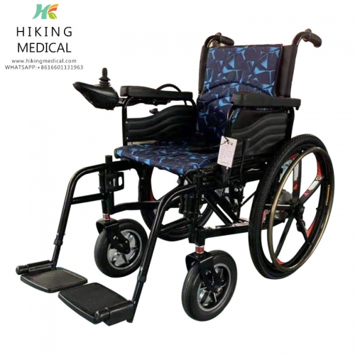 Foldable Luxury folding handicapped electric wheelchair