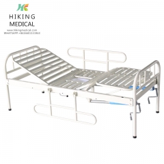 Medical Equipments Cheap Price 2 Cranks Reclining Adjustable Steel Hospital Bed