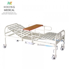 steel manual hospital bed