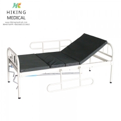 Hospital beds wheels,2 function manual hospital bed stand,elderly care commode bed