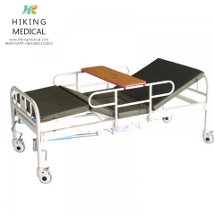 steel manual hospital bed