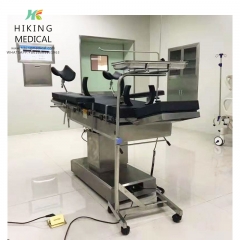 Two-layer stainless steel anesthesia medical vehicle
