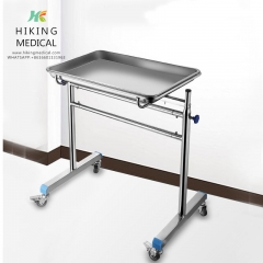 Medical stainless steel tray rack rectangular sterilized square plate single and parallel bars medicine changing tray trolley operating room instrument rack