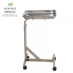 Two-layer stainless steel anesthesia medical vehicle