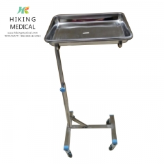 Two-layer stainless steel anesthesia medical vehicle