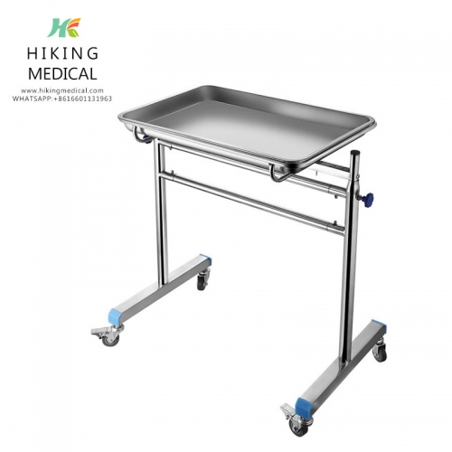 Medical stainless steel tray rack rectangular sterilized square plate single and parallel bars medicine changing tray trolley operating room instrument rack