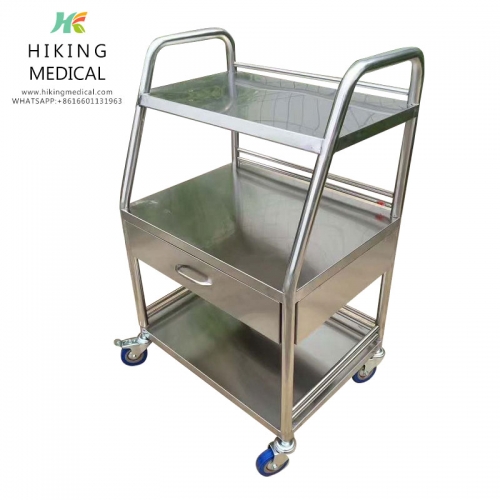 Morning Nursing Trolley Stainless Steel Dirt Trolley/Cart