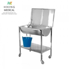 Stainless steel debridement cart