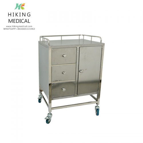不锈钢麻醉柜 不锈钢麻醉车 加厚型平板推车定制