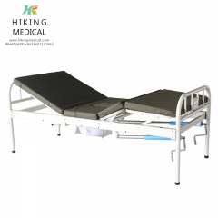 China Manufacture two Function Manual Hospital Bed With Factory Price