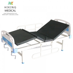 Stainless steel two crank manual hospital bed