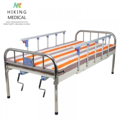 China Manufacture two Function Manual Hospital Bed With Factory Price