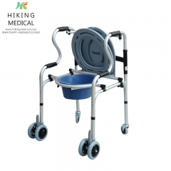 High Quality Aluminum Foldable Standing Frame Walking Aid for handicapped