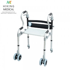 Lightweight Adjustable One Button Folding Walker Mobility Walking Frame