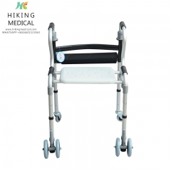 Lightweight Adjustable One Button Folding Walker Mobility Walking Frame