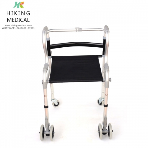 High Quality Aluminum Foldable Standing Frame Walking Aid for handicapped