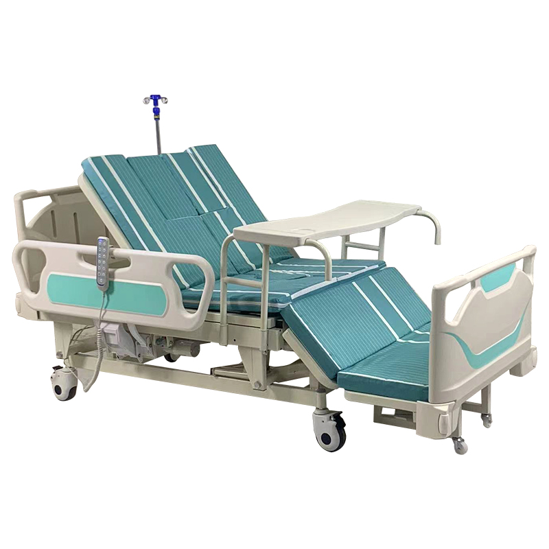 Handicap Automatic Electric Nursing Home Care Bed With Commode