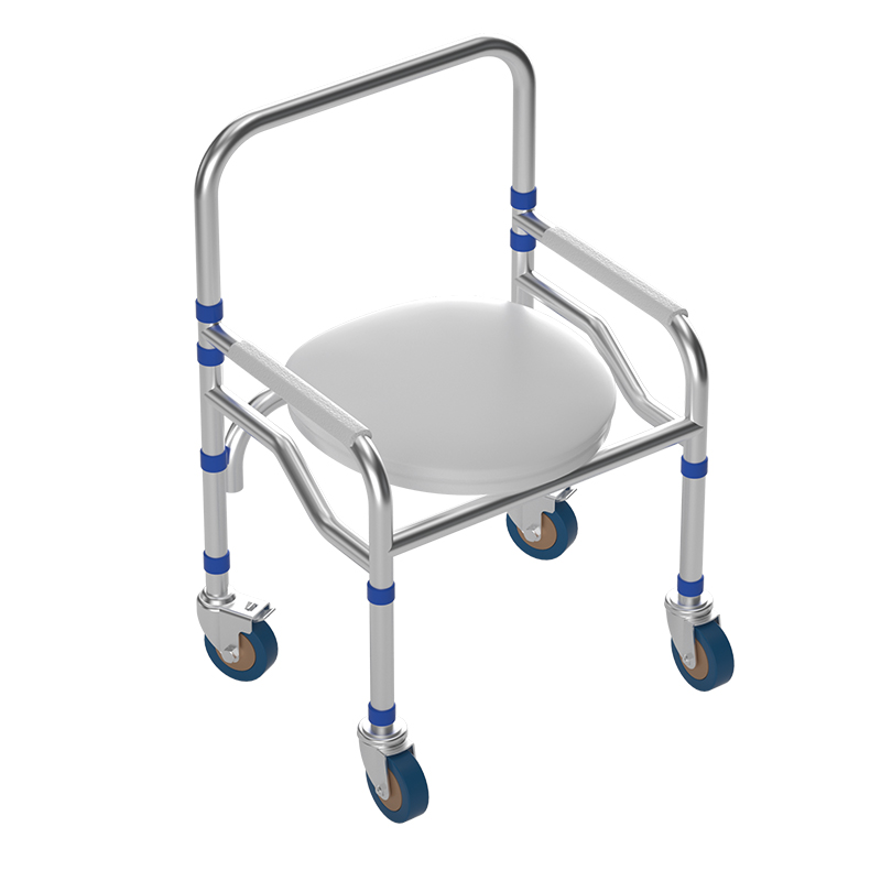 Toilet Chair Multifunctional folding stainless steel toilet chair with backrest wholesale