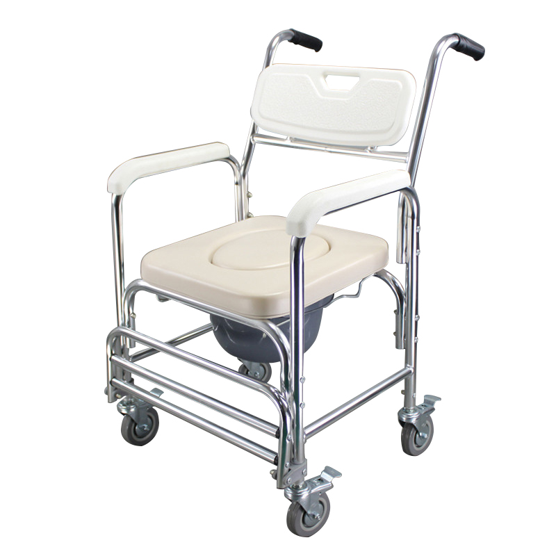 Toilet Chair Multifunctional folding aluminum alloy toilet chair with backrest wholesale