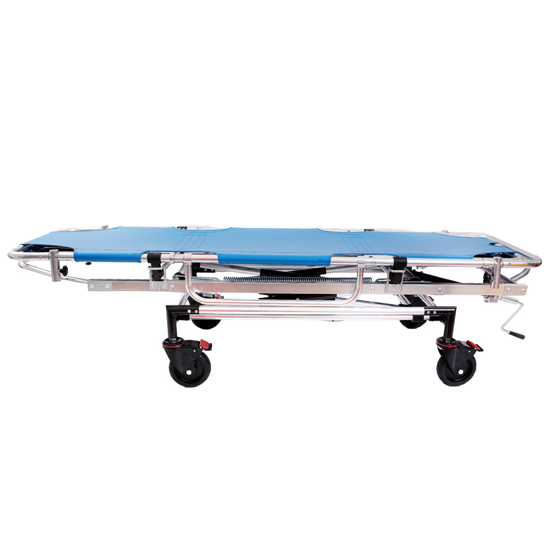 Medical supplies emergency & clinics apparatuses Board Stretcher Emergency Canvas Aluminum Foldable Emergency Stretcher Trolley