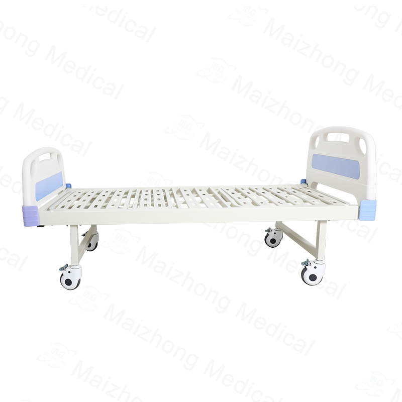 two cranks hospital bed with commode