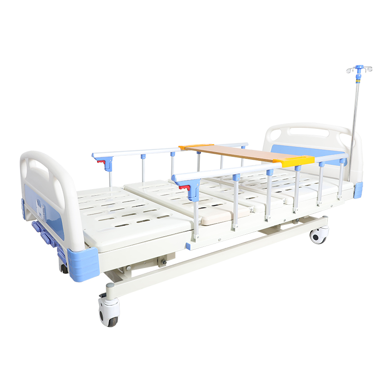 Three function manual bed, aluminum alloy guardrail, made in China