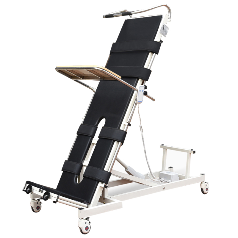 Electric tilt table physiotherapy standing bed with varus correction